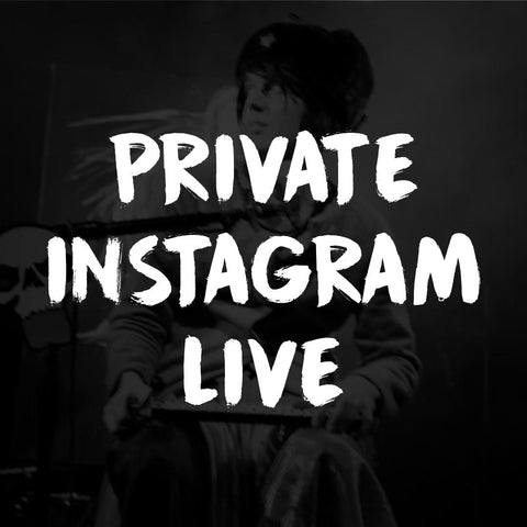Private Online Experience w/ Trash Mc + Instagram "Trash & Friends" Q&A