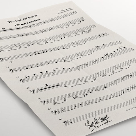 Signed Orchestral Score
