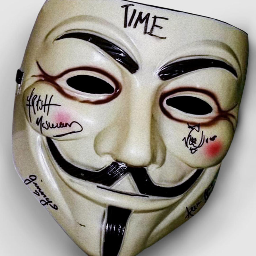 Signed TIME Mask – The Red Paintings Official Store